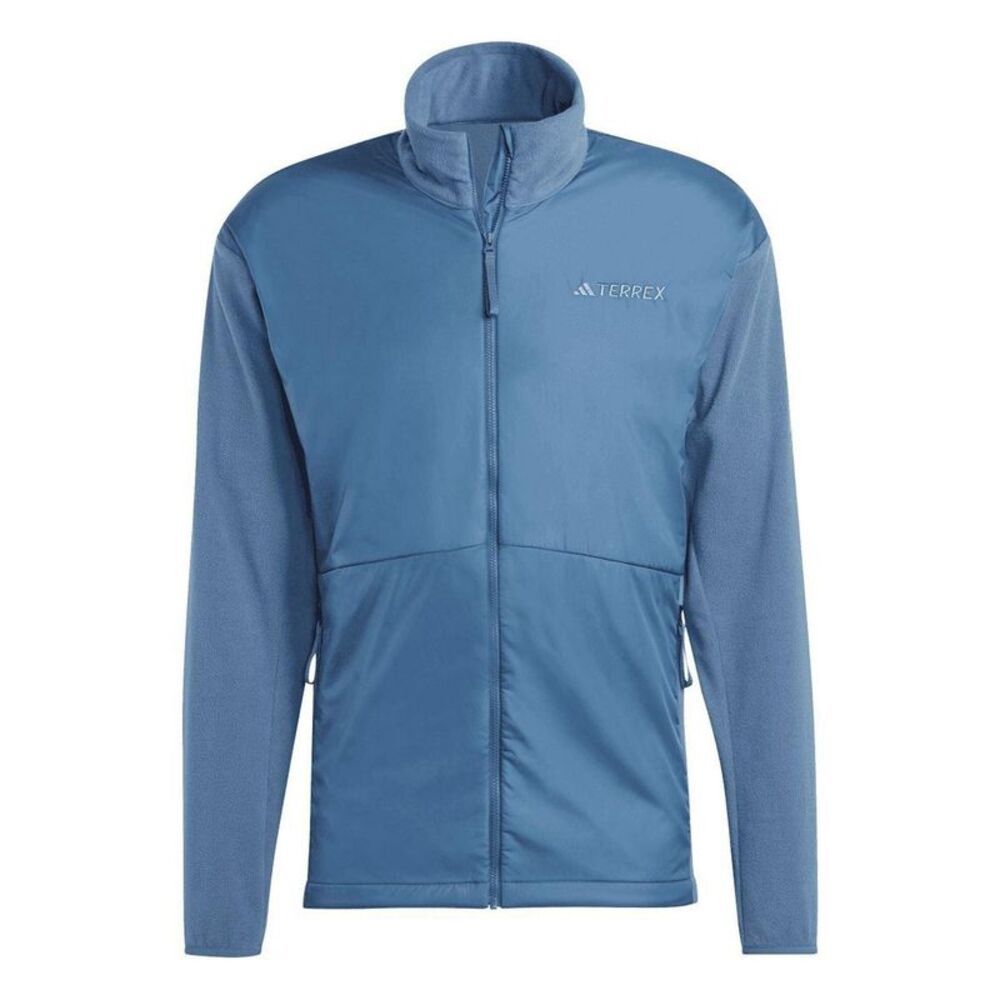 Adidas Mens Terrex Multi Wind Resistant Fleece Jacket / Blue